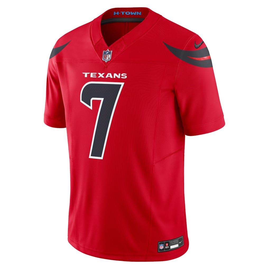 C.J. Stroud #7 Houston Texans Red Alternate Jersey - front