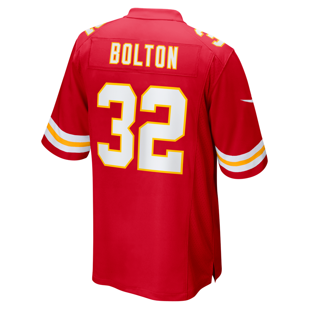 Nick Bolton #32 Kansas City Chiefs Red Home Jersey - back reference