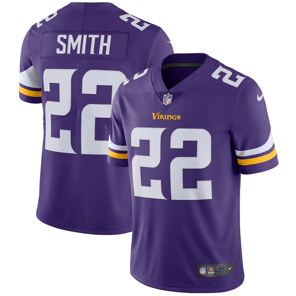 Harrison Smith #22 Minnesota Vikings Purple Home Jersey - front and back