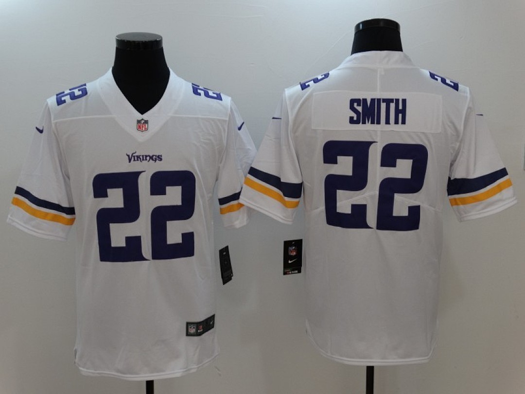 Harrison Smith #22 Minnesota Vikings White Away Jersey - actual supplier photo