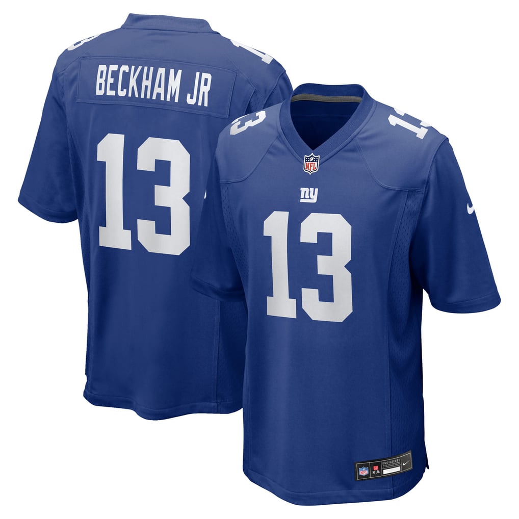 Odell Beckham Jr. #13 New York Giants Royal Home Jersey - front and back reference