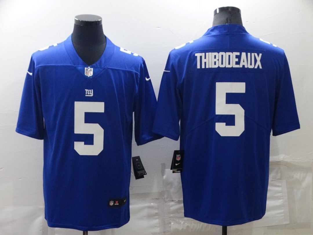 Kayvon Thibodeaux #5 New York Giants Royal Home Jersey - actual product photo 1