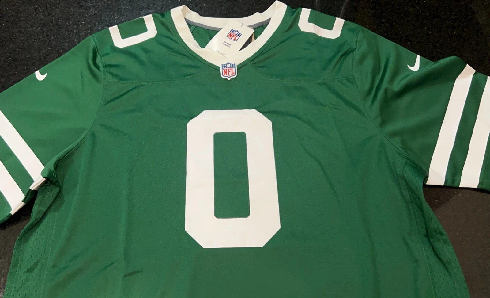 Braelon Allen #0 New York Jets Green Home Jersey - actual product photo 2