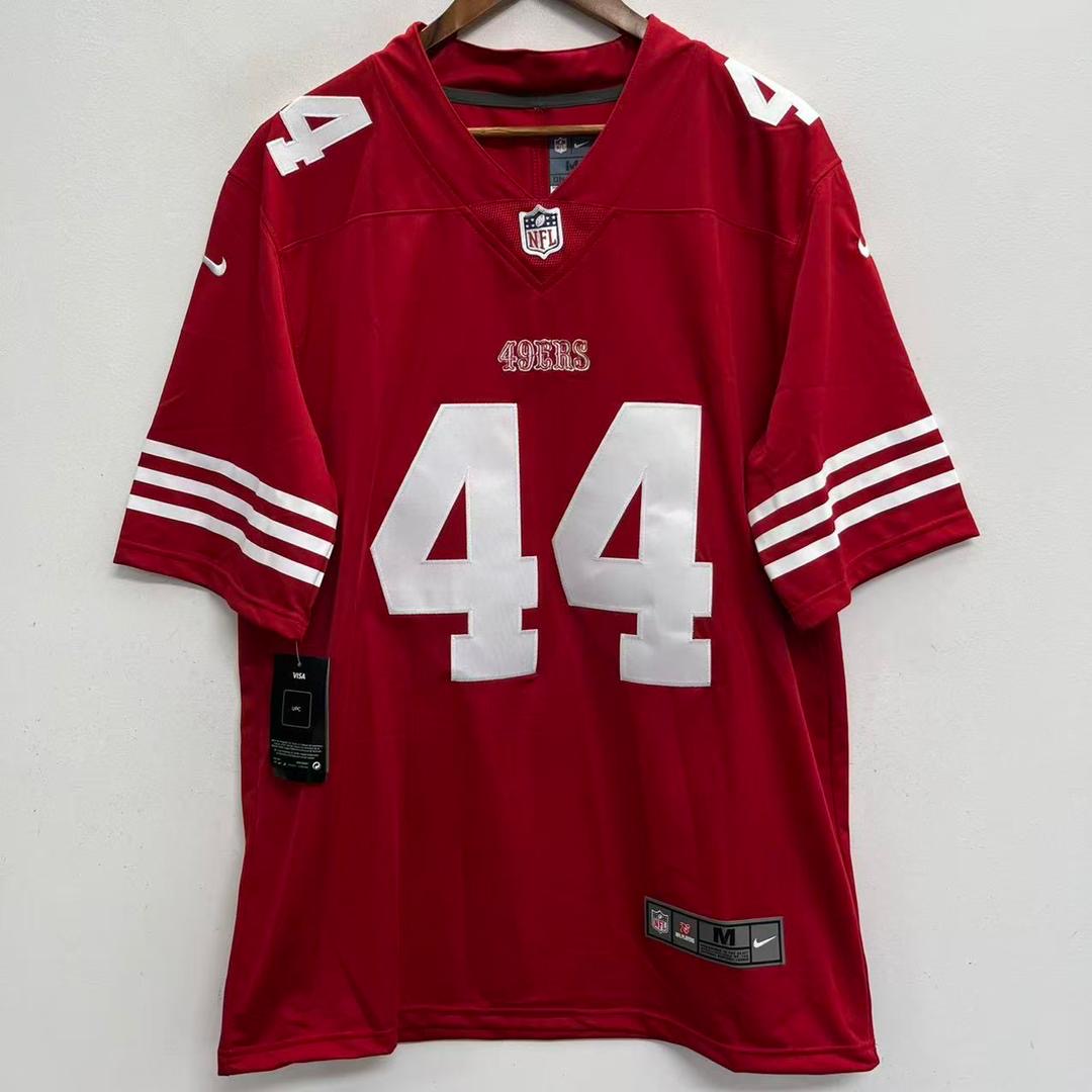 Kyle Juszczyk #44 San Francisco 49ers Scarlet Home Jersey - actual product photo 2