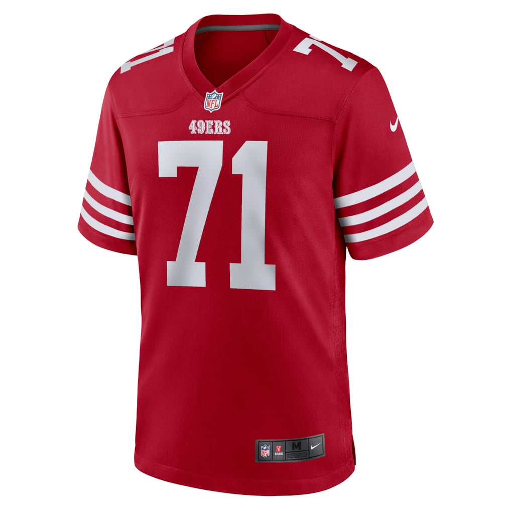 Trent Williams #71 San Francisco 49ers Scarlet Home Jersey - front reference