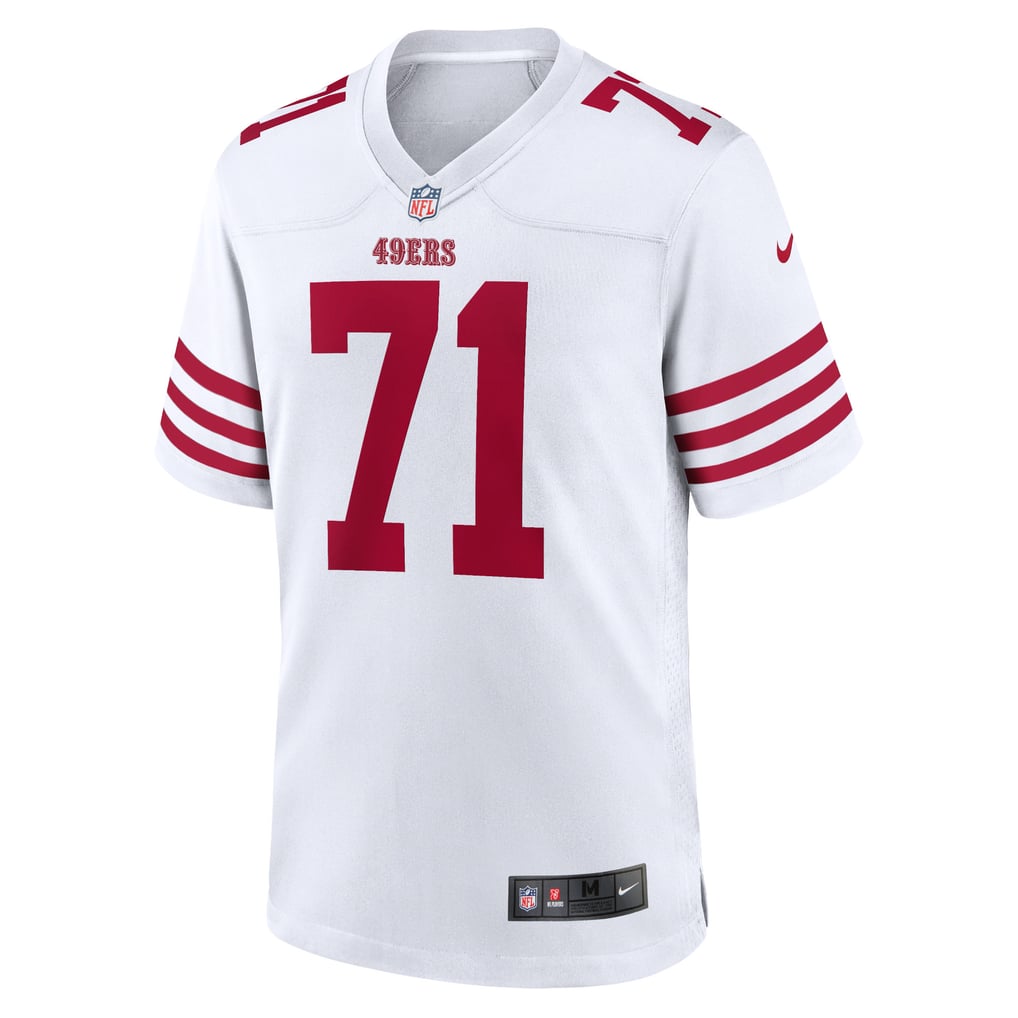 Trent Williams #71 San Francisco 49ers White Away Jersey - front reference