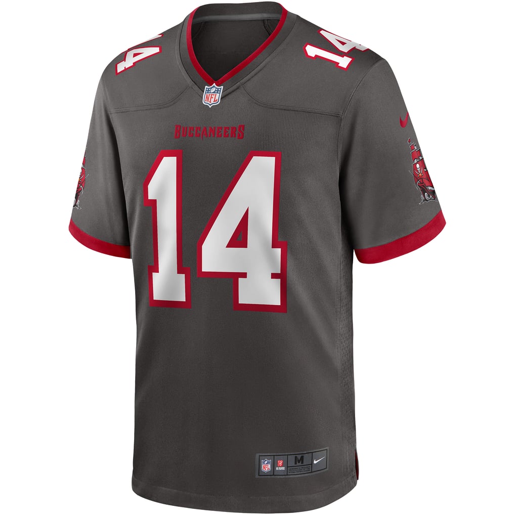 Chris Godwin #14 Tampa Bay Buccaneers Pewter Alternate Jersey - front reference