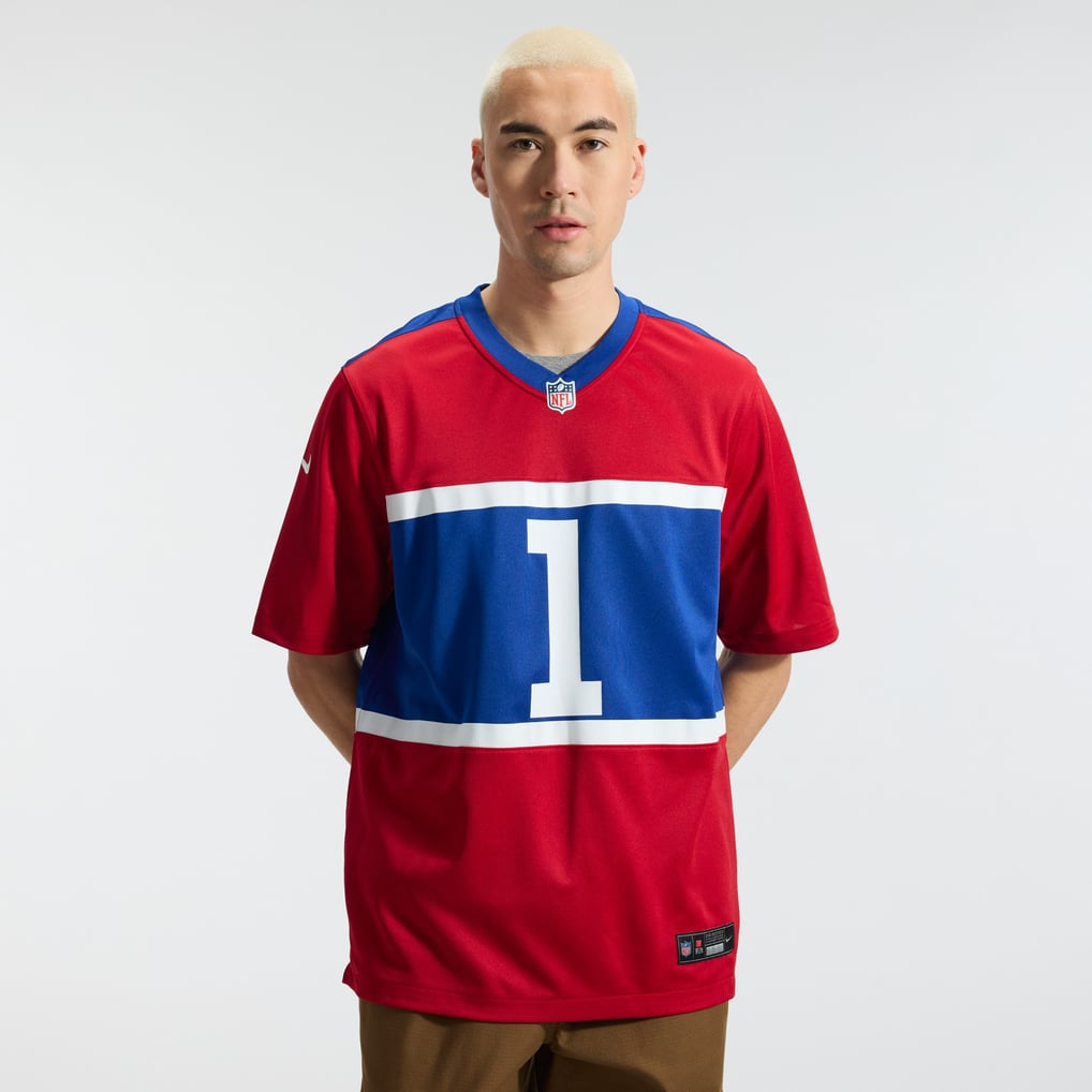 Malik Nabers #1 New York Giants Century Red Alternate Jersey — NFL Shop reference