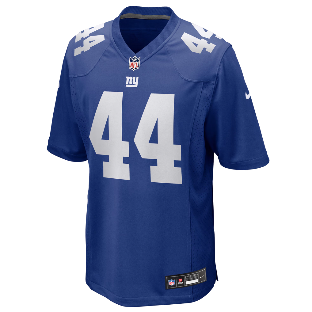Cam Skattebo #44 New York Giants Royal Home Jersey — NFL Shop reference