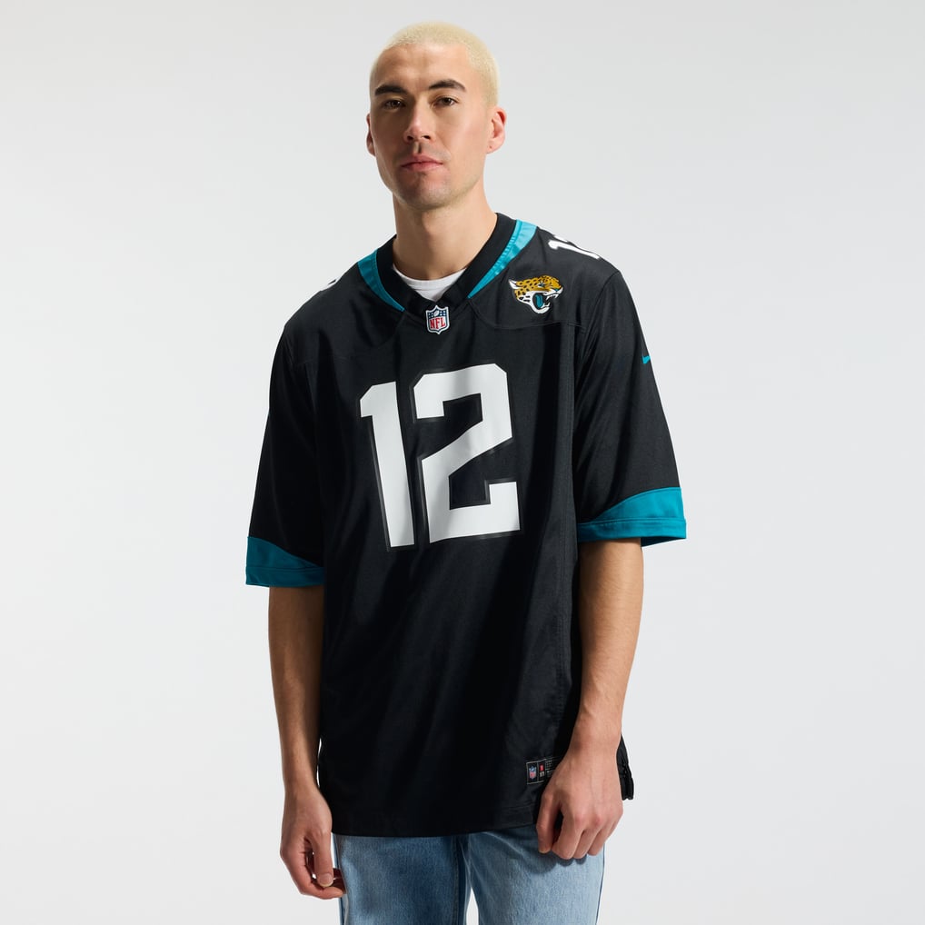 Travis Hunter #12 Jacksonville Jaguars Black Alternate Jersey — NFL Shop reference