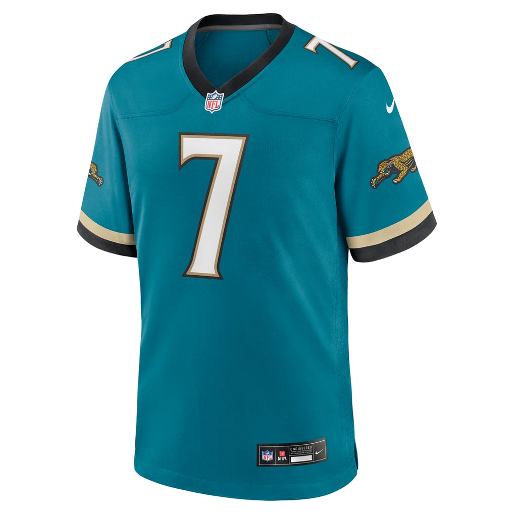 Brian Thomas Jr. #7 Jacksonville Jaguars Teal Prowler Throwback Jersey — NFL Shop reference
