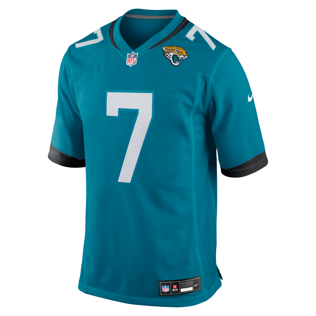 Brian Thomas Jr. #7 Jacksonville Jaguars Teal Home Jersey — NFL Shop reference