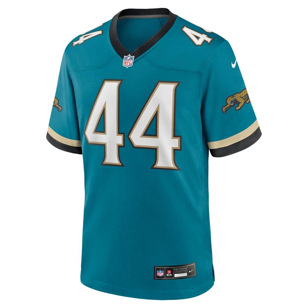 Travon Walker #44 Jacksonville Jaguars Teal Prowler Throwback Jersey — NFL Shop reference