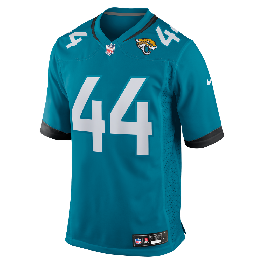 Travon Walker #44 Jacksonville Jaguars Teal Home Jersey — NFL Shop reference