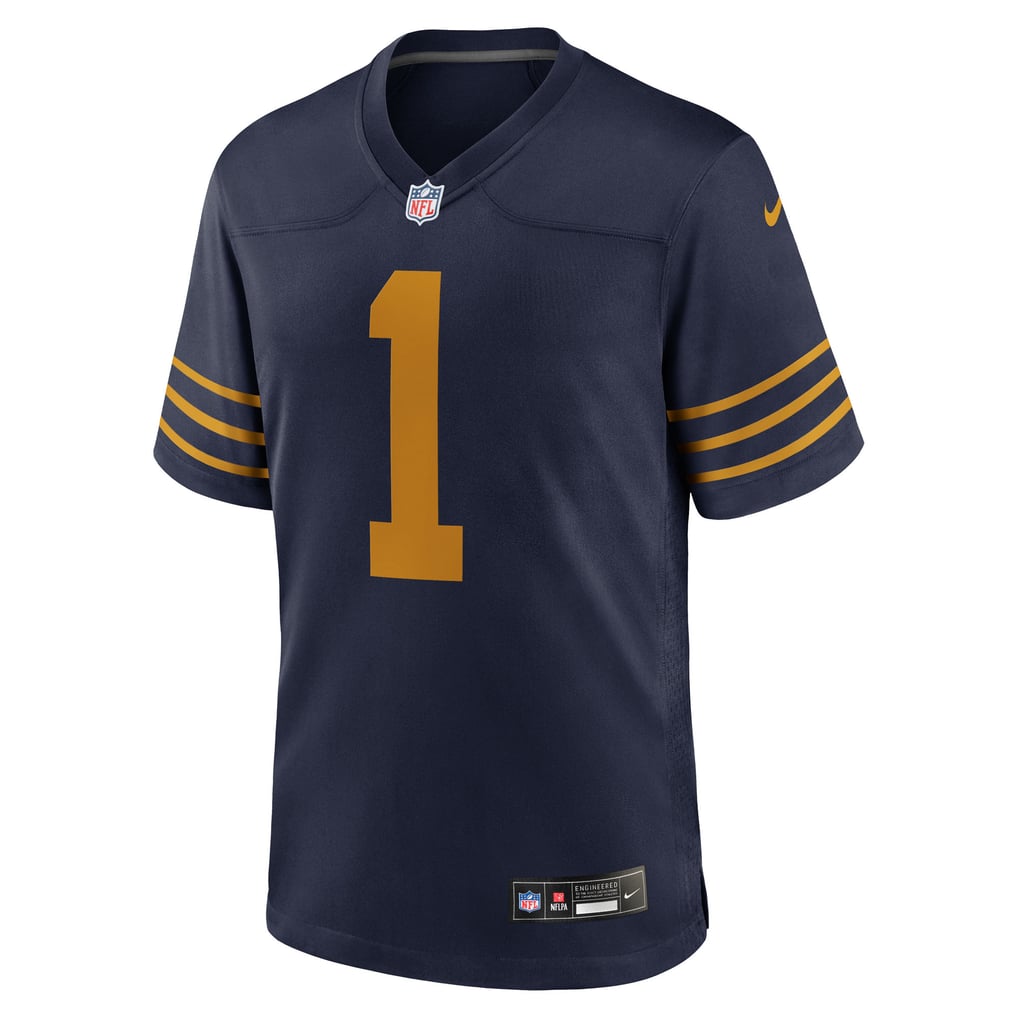 Micah Parsons #1 Green Bay Packers Navy 1923 Classic Jersey — NFL Shop reference