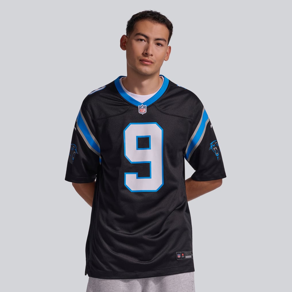 Bryce Young #9 Carolina Panthers Black Home Jersey — front