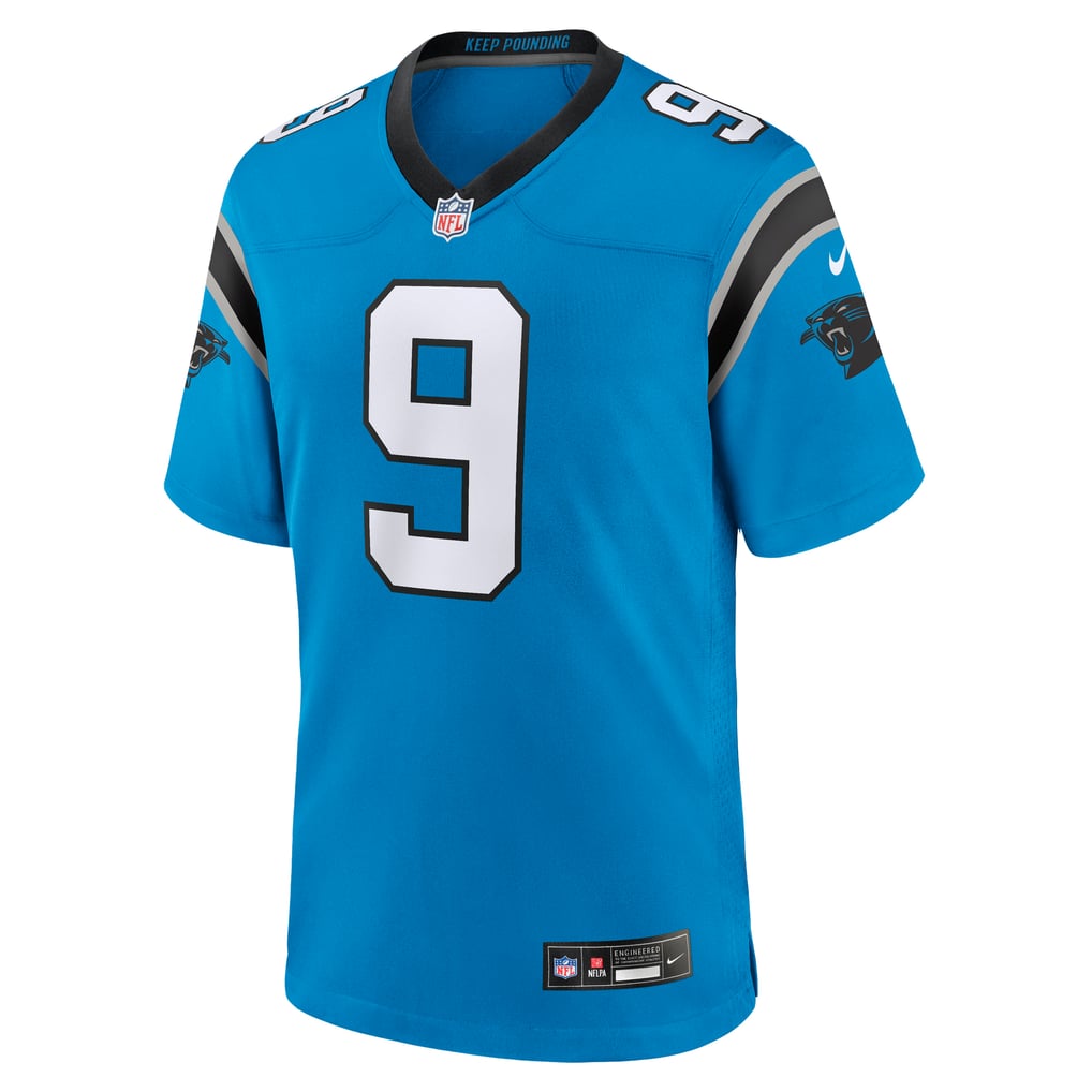 Bryce Young #9 Carolina Panthers Blue Alternate Jersey — front