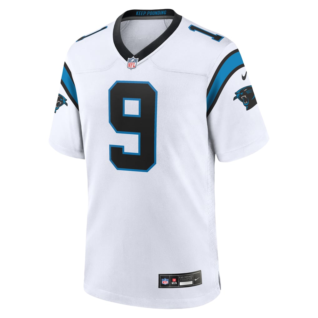 Bryce Young #9 Carolina Panthers White Away Jersey — front