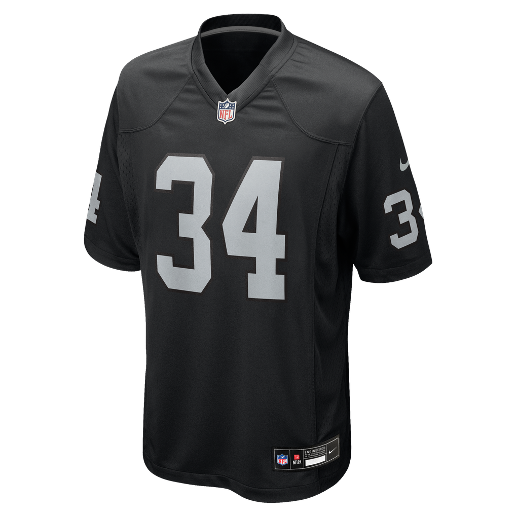 Bo Jackson #34 Las Vegas Raiders Black Home Jersey — NFL Shop reference