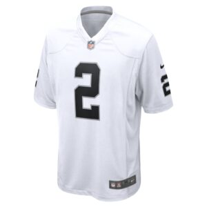 Ashton Jeanty #2 Las Vegas Raiders White Away Jersey — NFL Shop reference