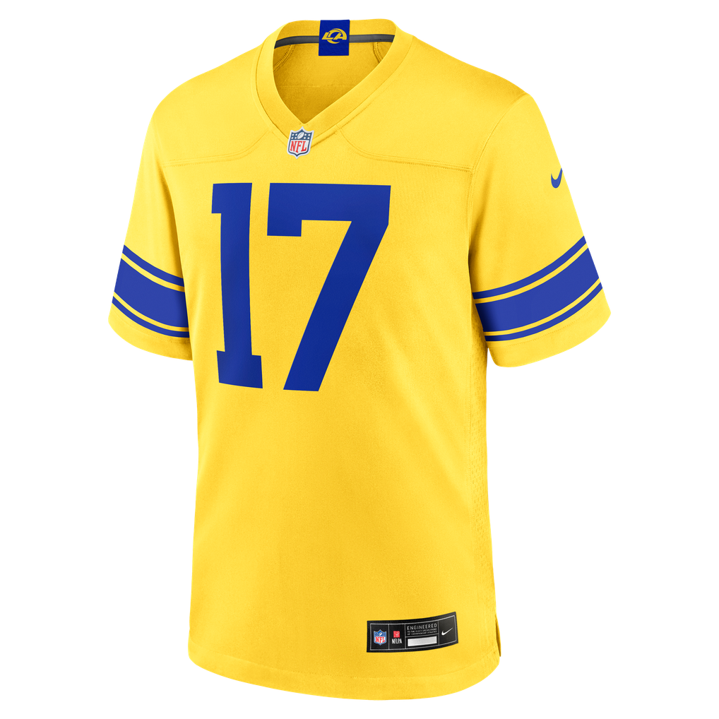 Davante Adams #17 Los Angeles Rams Yellow Classic Sol Jersey — NFL Shop reference