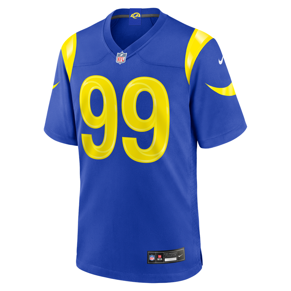 Aaron Donald #99 Los Angeles Rams Royal Team Jersey — NFL Shop reference