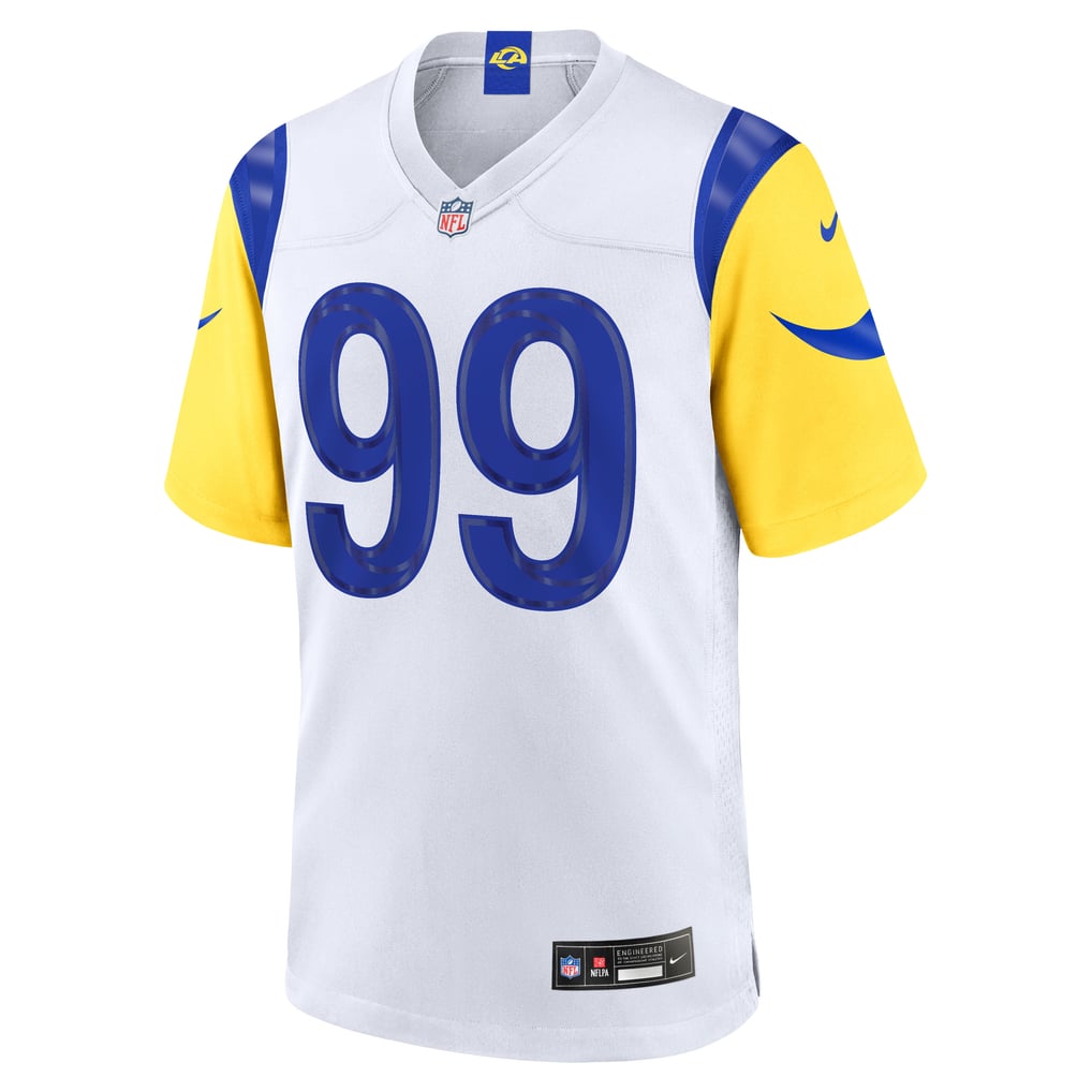 Aaron Donald #99 Los Angeles Rams White Away Jersey — NFL Shop reference