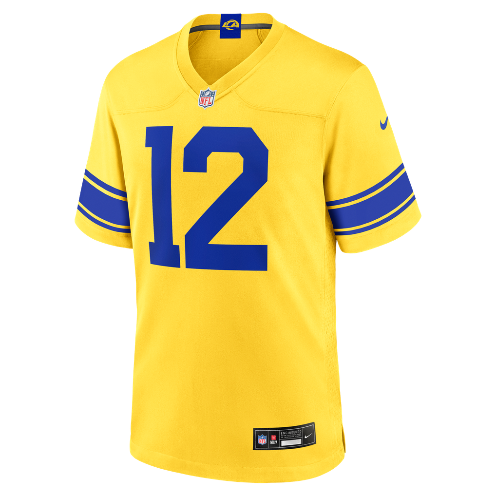 Puka Nacua #12 Los Angeles Rams Yellow Classic Sol Jersey — NFL Shop reference