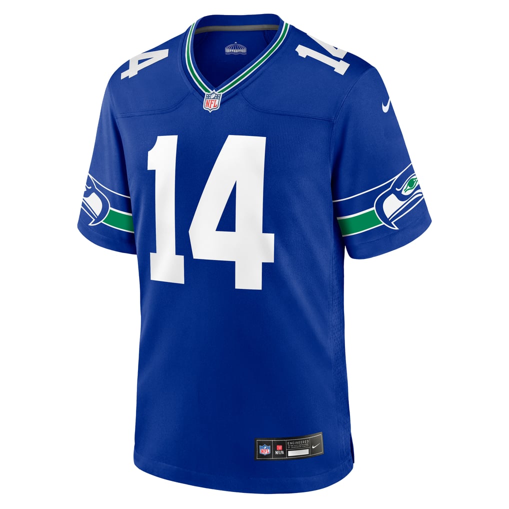 Sam Darnold #14 Seattle Seahawks Royal Throwback Jersey — NFL Shop reference