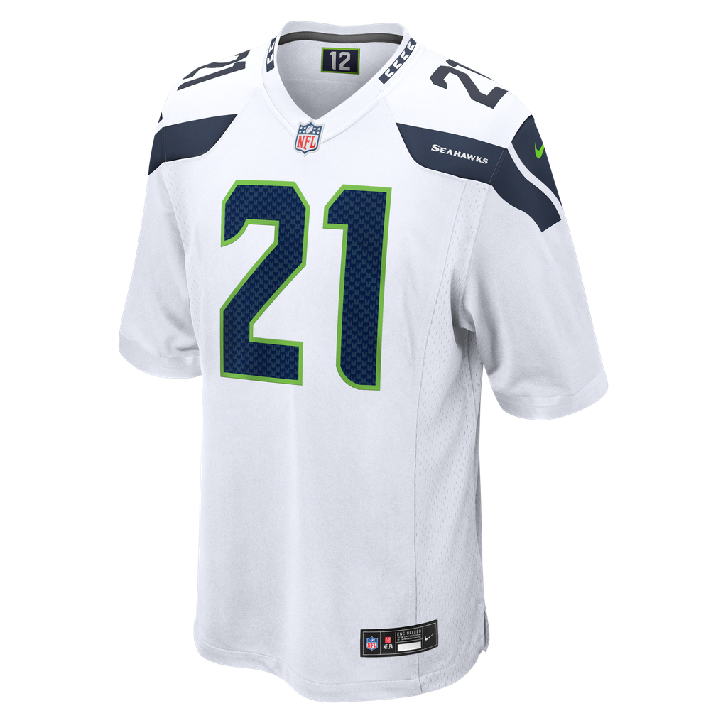 Devon Witherspoon #21 Seattle Seahawks White Away Jersey — NFL Shop reference