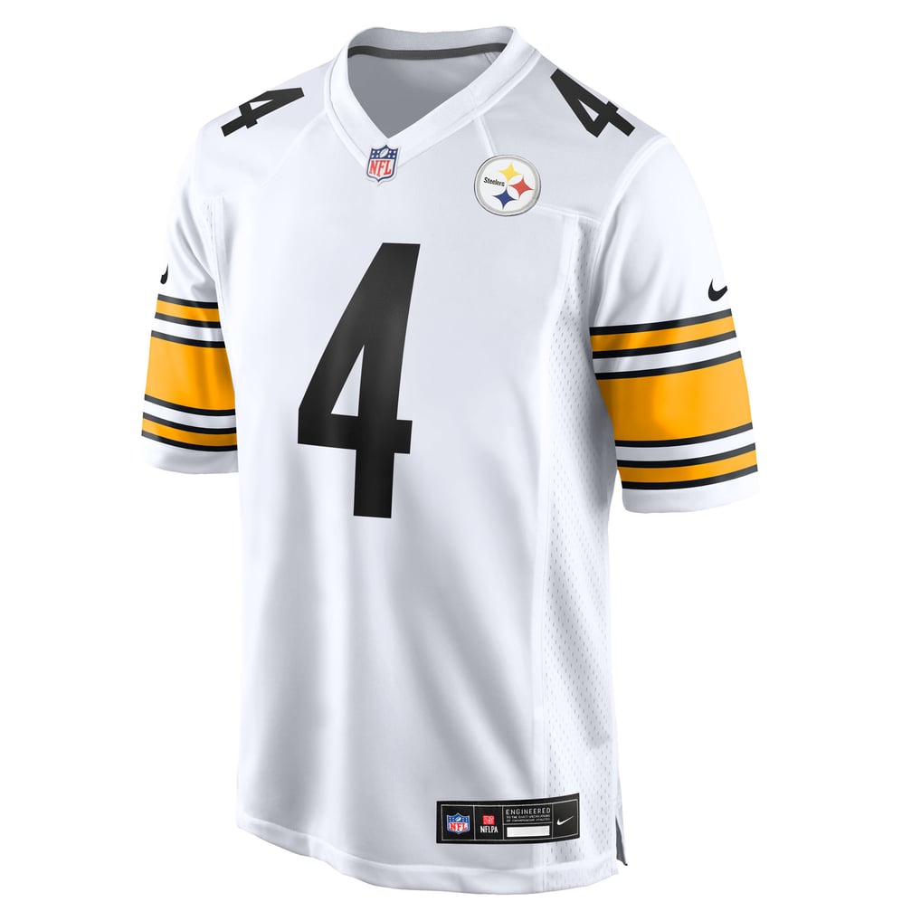 DK Metcalf #4 Pittsburgh Steelers White Away Jersey — NFL Shop reference