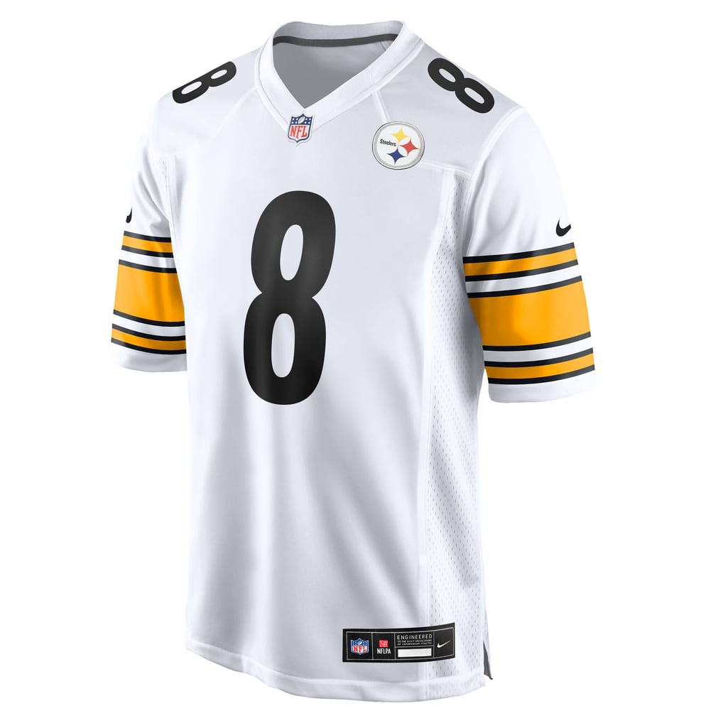 Aaron Rodgers #8 Pittsburgh Steelers White Away Jersey — NFL Shop reference