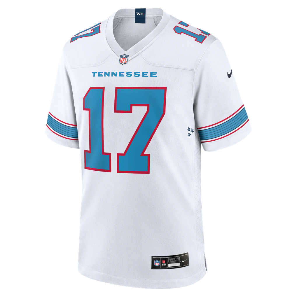 Chimere Dike #17 Tennessee Titans White Team Jersey — NFL Shop reference