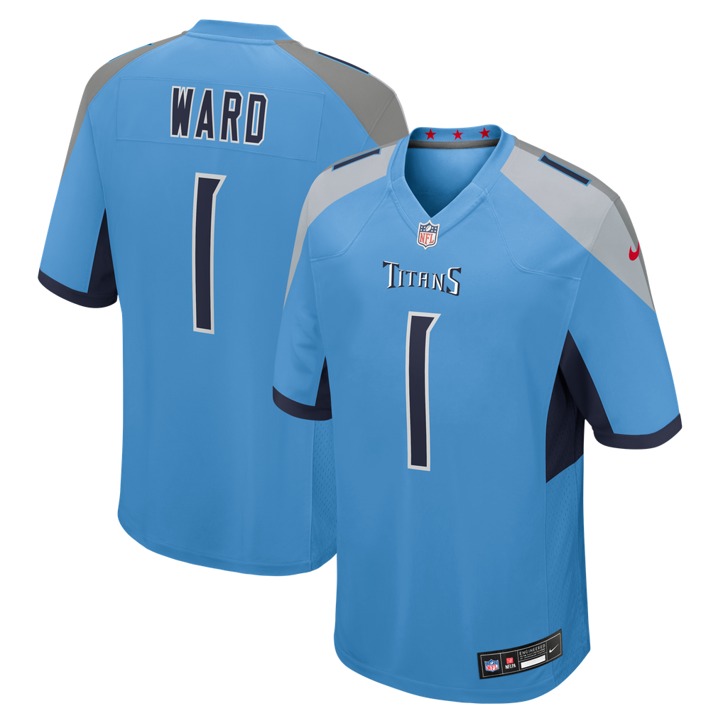 Cam Ward #1 Tennessee Titans Light Blue Previous Design Jersey — NFL Shop reference