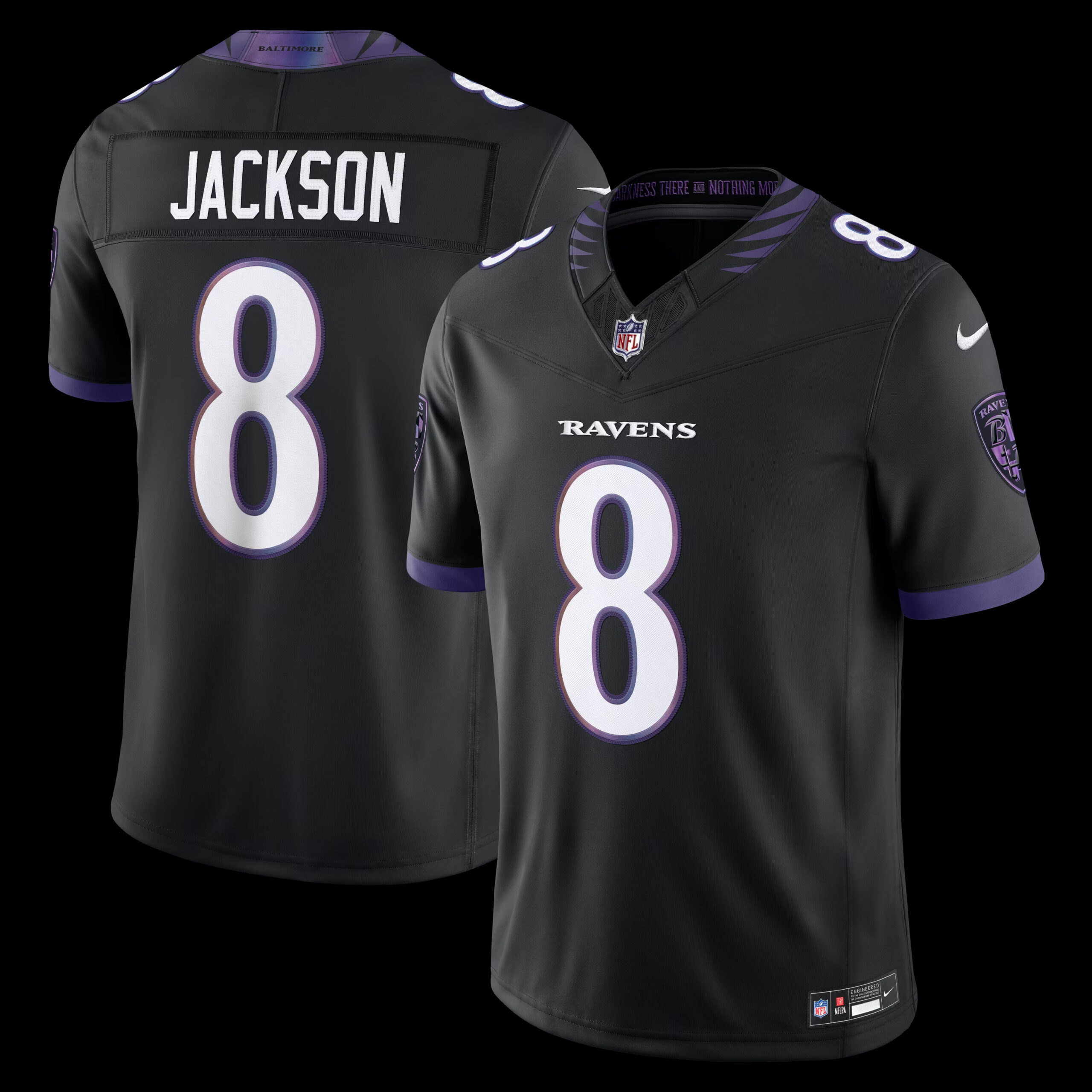 Lamar Jackson #8 Baltimore Ravens Jersey | Let the Play Unfold - Image 6