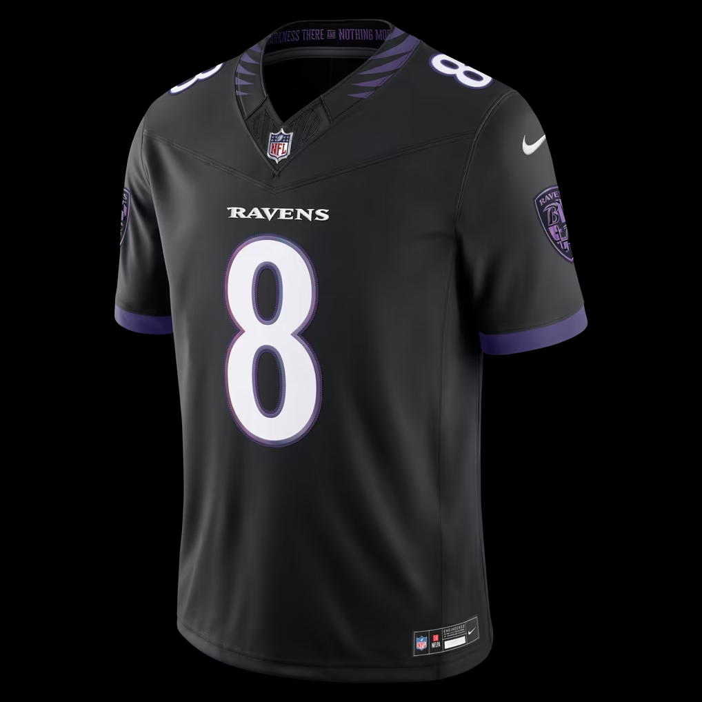 Lamar Jackson #8 Baltimore Ravens Jersey | Let the Play Unfold - Image 7