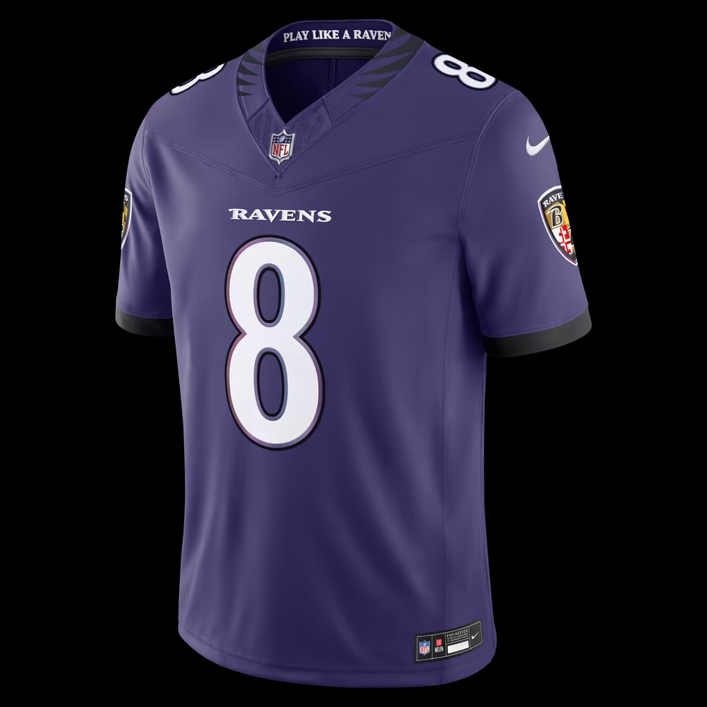 Lamar Jackson #8 Baltimore Ravens Jersey | Let the Play Unfold - Image 5
