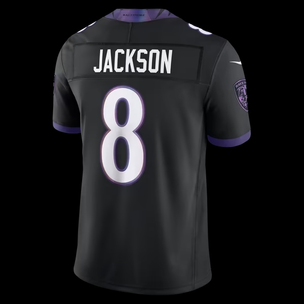 Lamar Jackson #8 Baltimore Ravens Jersey | Let the Play Unfold - Image 8