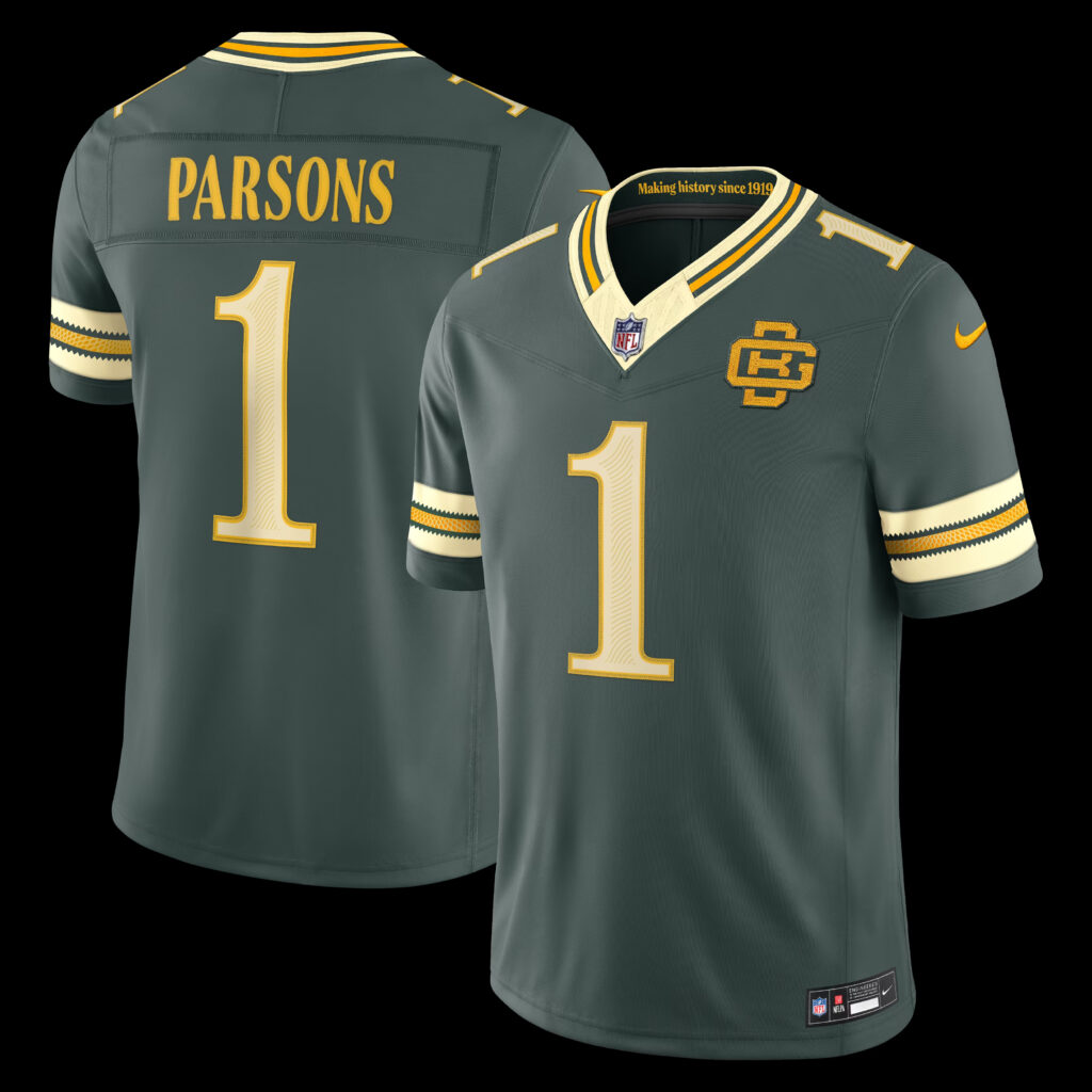 Green Bay Packers Micah Parsons Nike Green 2026 Rivalries Collection Stitched Limited Jersey