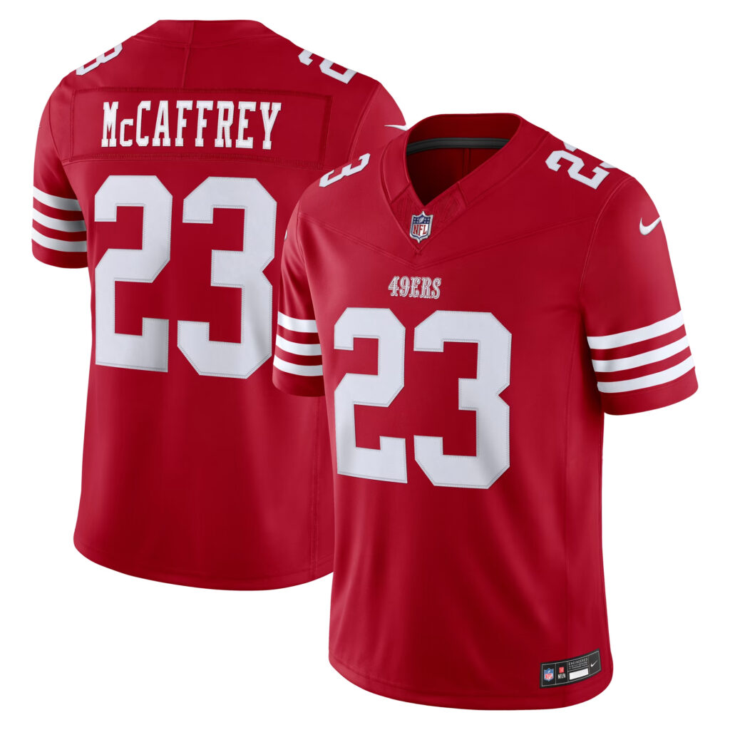 Christian McCaffrey #23 San Francisco 49ers Jersey | Every Yard Matters